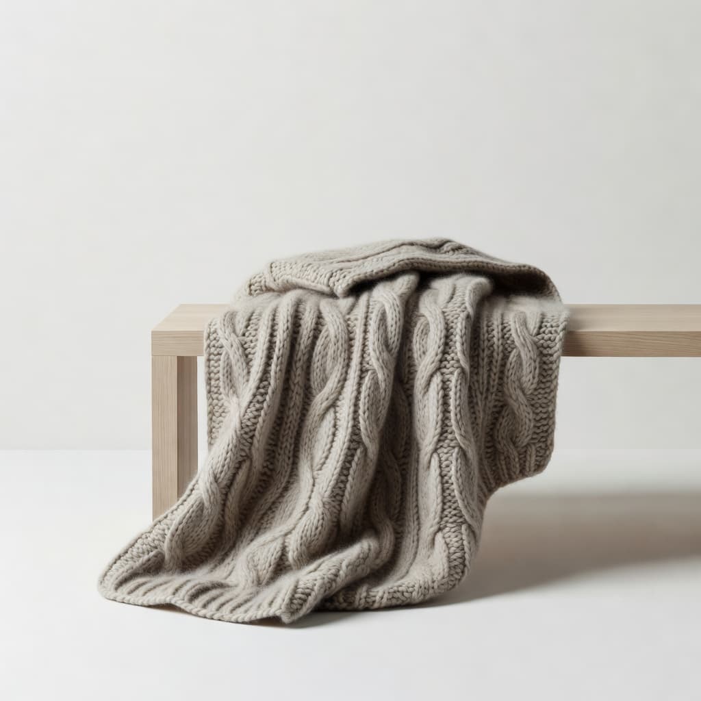 Recycled Fleece Throw Blanket